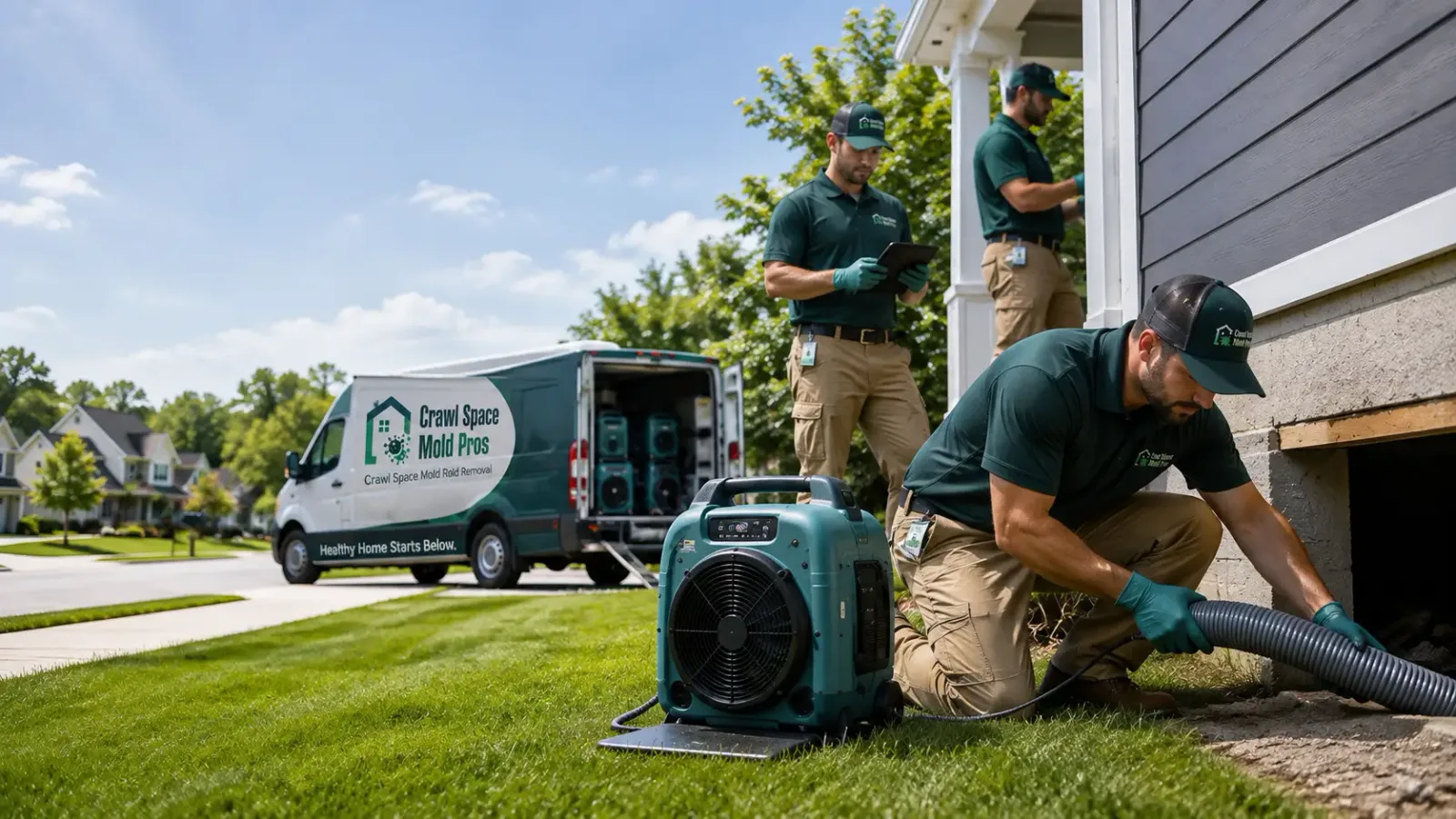 Crawl Space Mold Removal in West Olive, MI